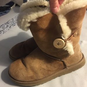 Chestnut UGG Bailey Button Boots